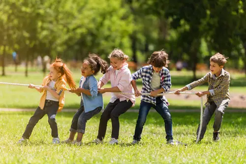 Children playing