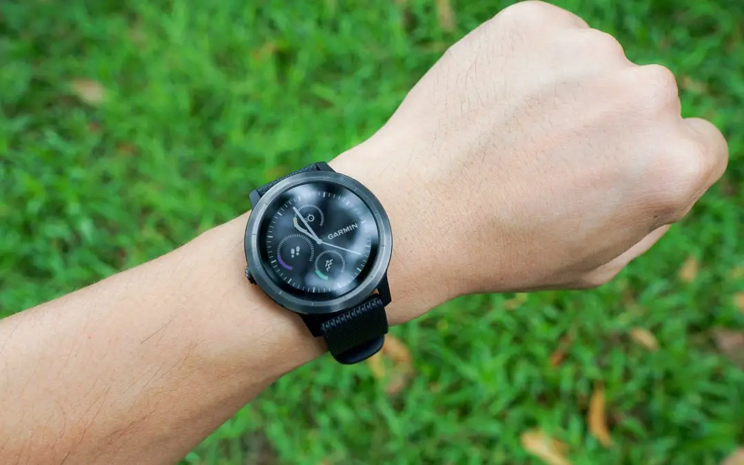 analog watch with fitness tracker