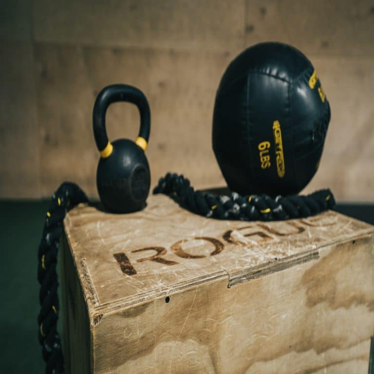 CrossFit equipment setup